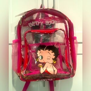 Betty Boop Clear backpack